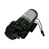 Delavan 7822FS-201-SB Flex Series 12V Diaphragm Pump, 2.2 GPM, 60 PSI, Demand Switch, 3/4" Quick Attach Ports