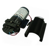 Delavan 7812A-201-HS PowerFLO 12V Diaphragm Pump with Heat Sink, 1.7 GPM, 80 PSI, Demand, 3/8" FNPT