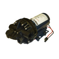 Delavan 5850-201E-SB PowerFLO 12V Diaphragm Pump, 5.0 GPM, 60 PSI, Demand Switch, 1/2" FNPT Ports