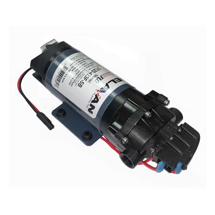 Delavan SmartFLO 3120-423F-SB 12V Diaphragm Pump with On/Off Switch, 2.0 GPM, 85-100 PSI, 3/8" FNPT