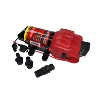 Fimco High-Flo HFP-24060-113 12V Diaphragm Pump, 2.4 GPM, 60 PSI, Demand, Quick Attach Ports (5151087)