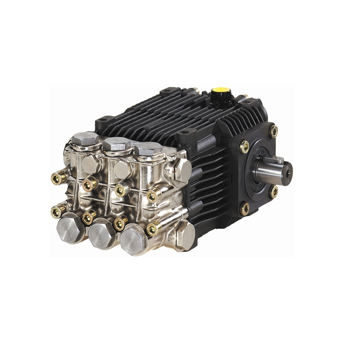 AR Annovi Reverberi RKA5.5G30HN Solid Shaft Triplex Pump, 3000 PSI, 5.5 GPM, 1750 RPM, 24mm Shaft, Nickel Head