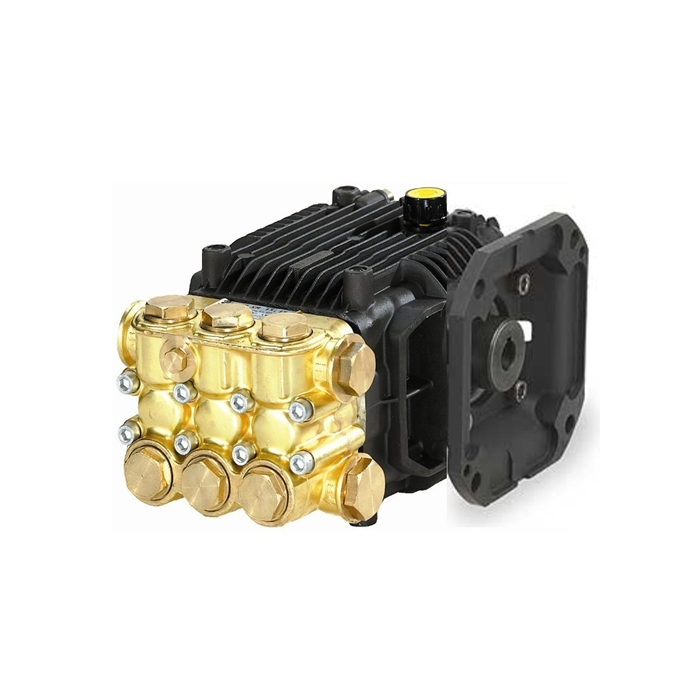 AR Annovi Reverberi XMA3G18E-F33 Triplex Plunger Pump, 1800 PSI, 3.0 GPM, 1750 RPM, NEMA 56C, 5/8" Hollow Shaft