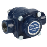 Delavan RollerPRO 4900C 4-Roller Pump, Cast Iron, 9.2 GPM, 100 PSI, 5/8" Solid Shaft, 3/4" NPT, CW Rotation