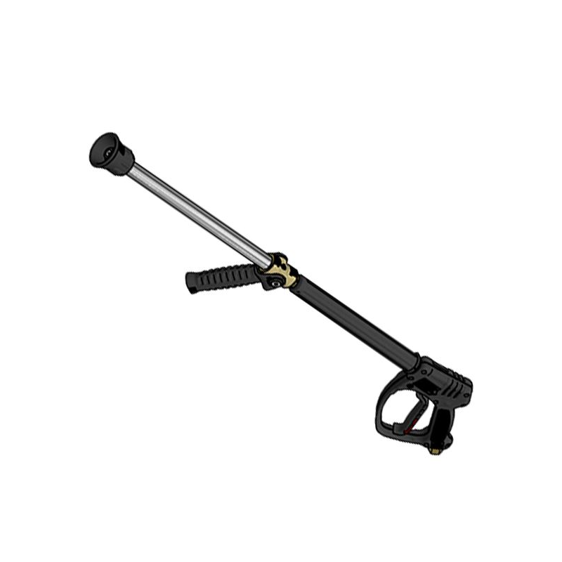 General Pump YG36LA37SW Wash Down Gun & Lance Assembly, 8 GPM, 3650 PSI, 37" Lance, Swivel, 195°F