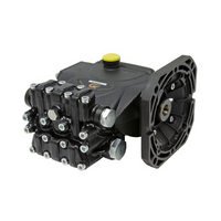General Pump ET1505E34 ET Series Triplex Plunger Pump, 2610 PSI, 2.1 GPM, 3400 RPM, NEMA 56C, 5/8" Hollow Shaft