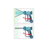 PA RB65 Blue Wash Down Gun, 350 PSI, 16 GPM, 1/2" BSP F Inlet, Food Industry (30.6400.00), image 2