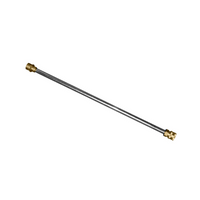 MTM Hydro 24" Zinc Plated Pressure Washer Extension Wand, 22mm-14 Male Inlet x 1/4" QC Socket, 4100 PSI (28.0023)