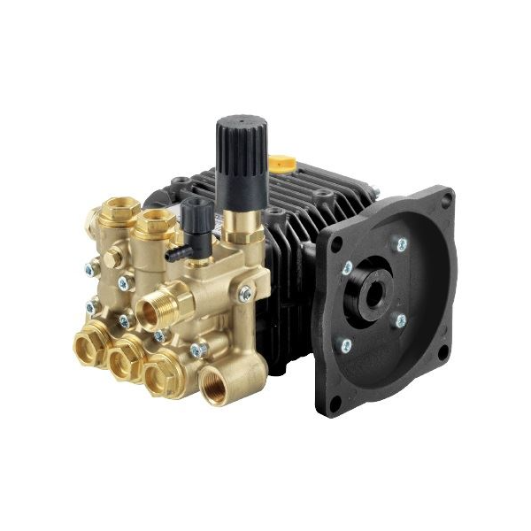 Comet LWD-K 2020E Triplex Plunger Pump with Unloader & Injector, 2000 PSI, 2.1 GPM, 3400 RPM, NEMA 56C (31003-00005)